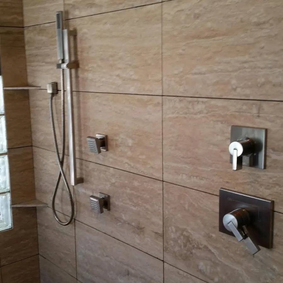 Shower fixture installation for Frozen Pipe Repair in Carver
